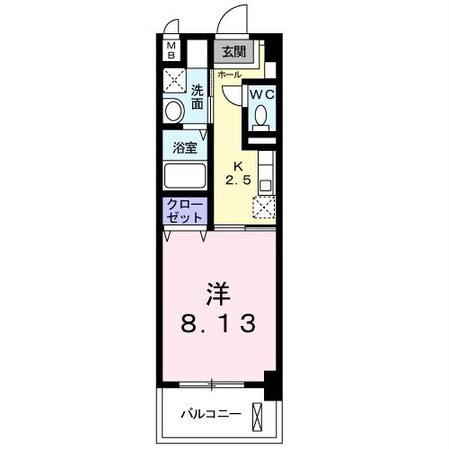 サニーソレイユ南蔵王の物件間取画像